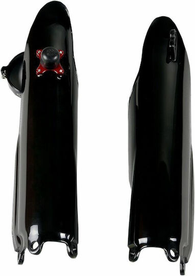 UFO Motorcycle Fork Axle Protectors Yamaha YZ 250 2008-2021 Black