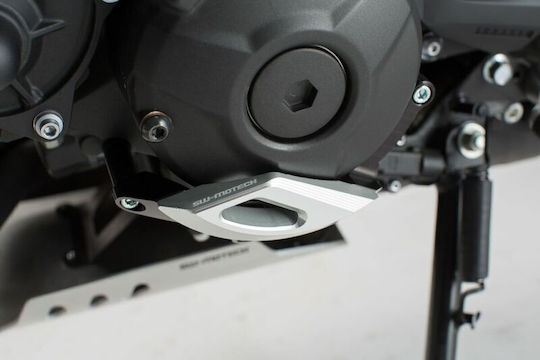 SW-Motech Motorrad-Motorschutzabdeckung Yamaha MT-09 Silber