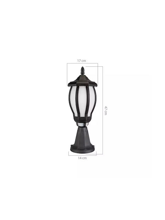 GloboStar Lamp Lattern Outdoor IP44 for Socket E27 Black