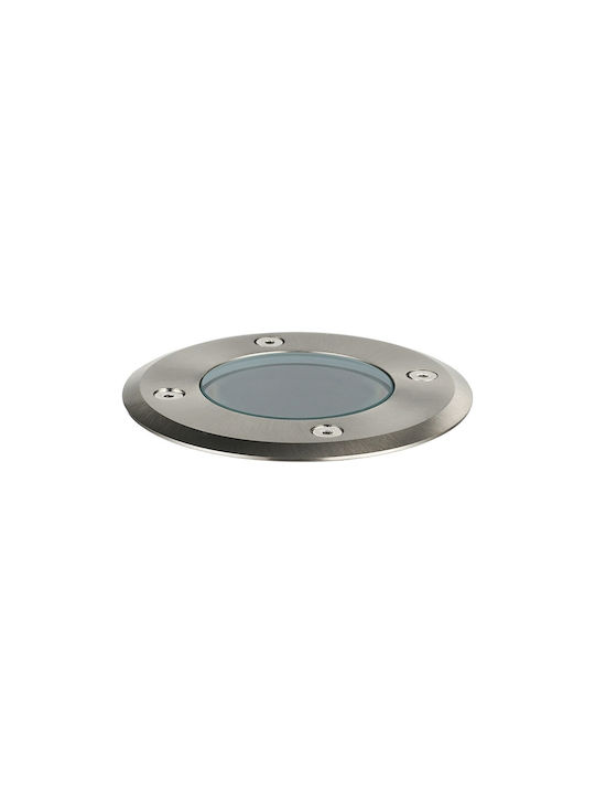 Braytron Spot Floor Lamp IP67 for GU10 Socket Silver