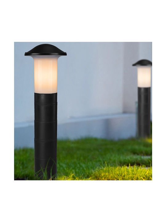 GloboStar Lampa Post Mic Pentru Exterior IP44 Cu Bază De Bec E27 Neagră