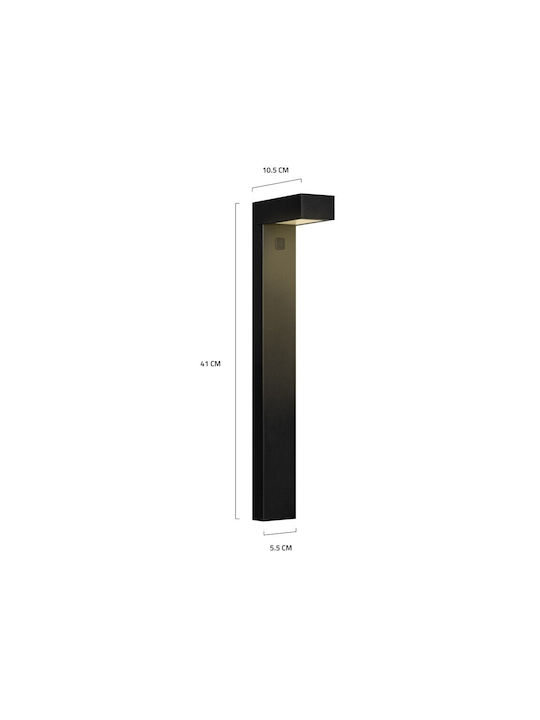 Hombli Φωτιστικό Κολωνάκι LED Εξωτερικού Χώρου RGB IP54 Μαύρο