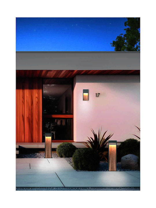 Trio Lighting Φωτιστικό Κολωνάκι LED Εξωτερικού Χώρου με Θερμό Λευκό Φως Ροζ