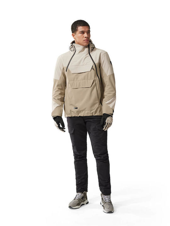 Rev'IT Altair H2O Winter Men's Motorcycle Jacket Softshell Waterproof Sand
