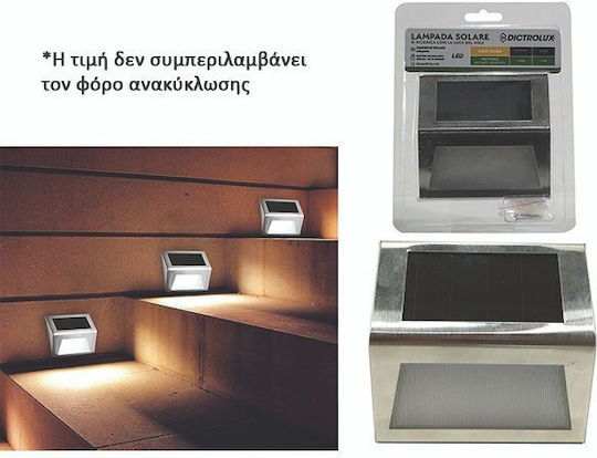 Array Montat pe perete Lampă Solară cu Alb Cald Lumină