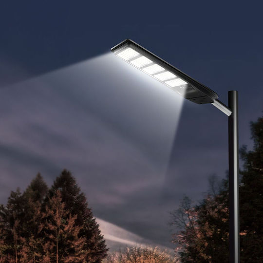 Braytron Ηλιακό Φωτιστικό Δρόμου 50W με Ψυχρό Λευκό Φως 6500K IP65
