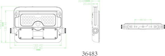 Globo Lighting Επιτοίχιο Ηλιακό Φωτιστικό 5W 580lm Θερμό Λευκό 3000K με Αισθητήρα Κίνησης IP65 23.2x3.4εκ.