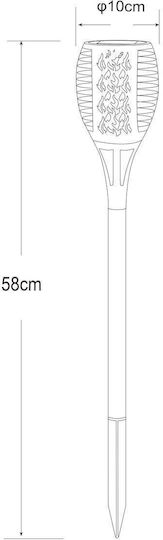 Globo Lighting Aufgespießt Solarleuchte Fackel IP44