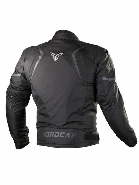 Nordcode Monza II Oversize Bărbătesc Geacă de motocicletă 4 Sezoane Waterproof Negru