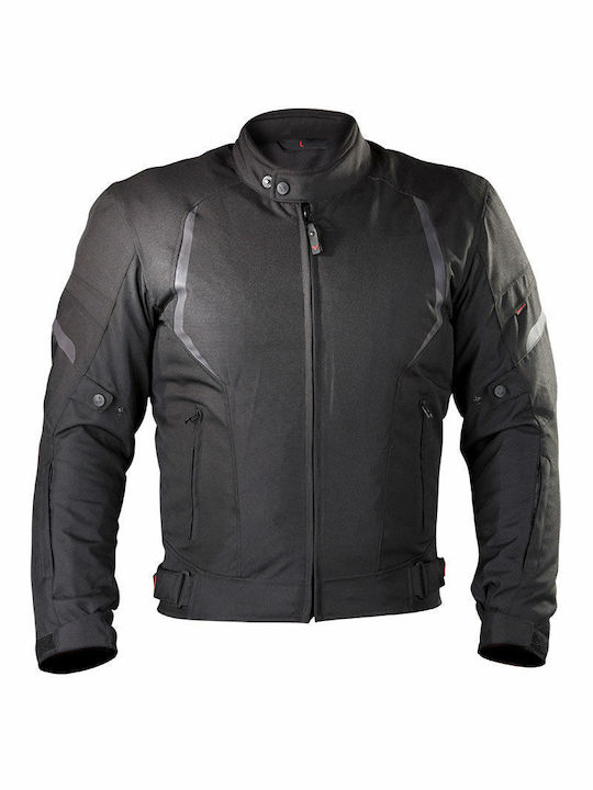 Nordcode Monza II Oversize Bărbătesc Geacă de motocicletă 4 Sezoane Waterproof Negru