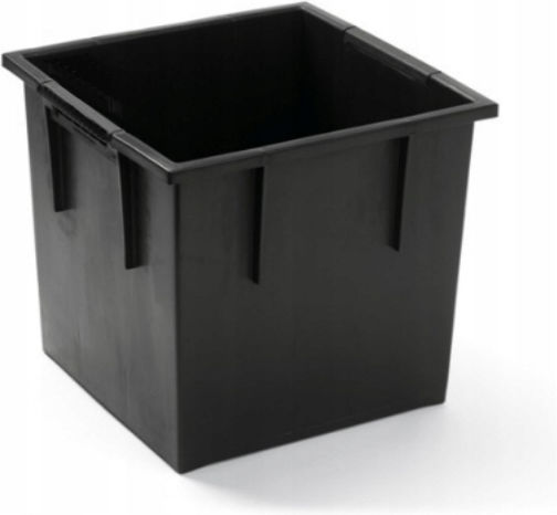 Iliadis Urbi Square Beton Effect Planter Plastic Gray 27x27x50cm.