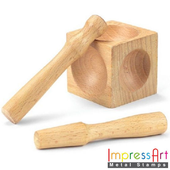 Impress Art ST43155 Ръчен Инструмент с Дървена Дръжка