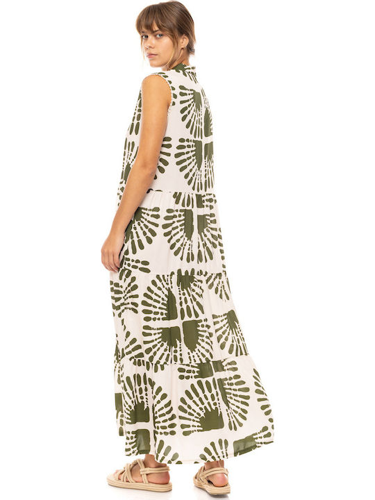 Pink Label Damen Maxi Kleid Strand Jade