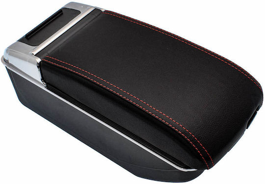 Car PU Armrest Universal Black