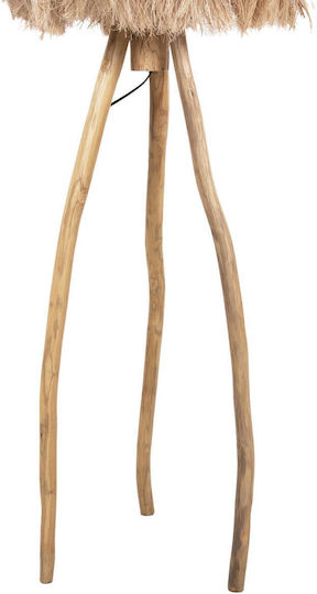 HomeMarkt Lampa de podea Î160xL50cm. cu Soclu pentru Bec E27 Maro