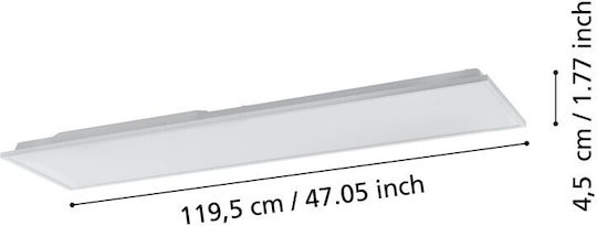 Eglo Herrora Parallelogramm Draußen LED Panel 31.5W mit Warmes Weiß Licht 2700K