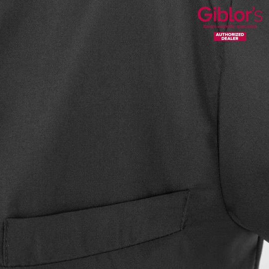 Giblor's Haina Bucătar Gri cu Mâneci scurte