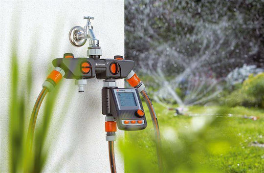 Gardena 08193-20 Διακλαδωτής και Σετ με Συνδέσμους με Διακόπτη 33.3mm