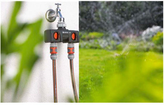 Gardena 08193-20 Διακλαδωτής και Σετ με Συνδέσμους με Διακόπτη 33.3mm