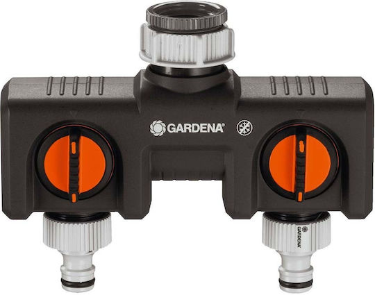 Gardena 08193-20 Διακλαδωτής και Σετ με Συνδέσμους με Διακόπτη 33.3mm