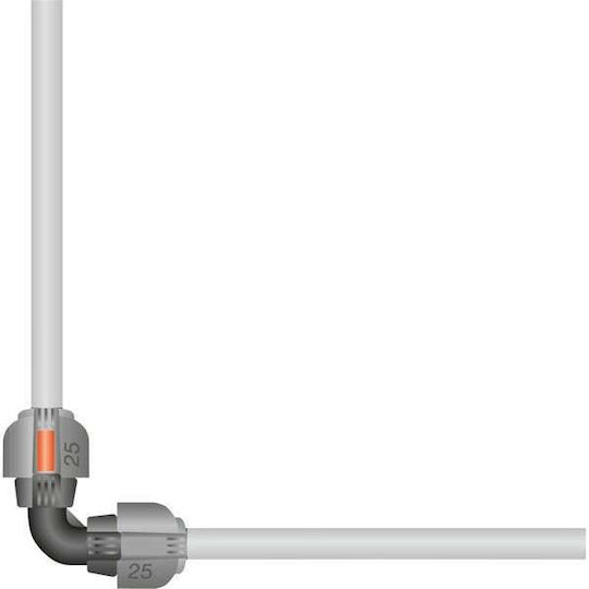 Gardena 02773-20 Σύνδεσμος Σωλήνων Ποτίσματος L 25mm Μαύρο