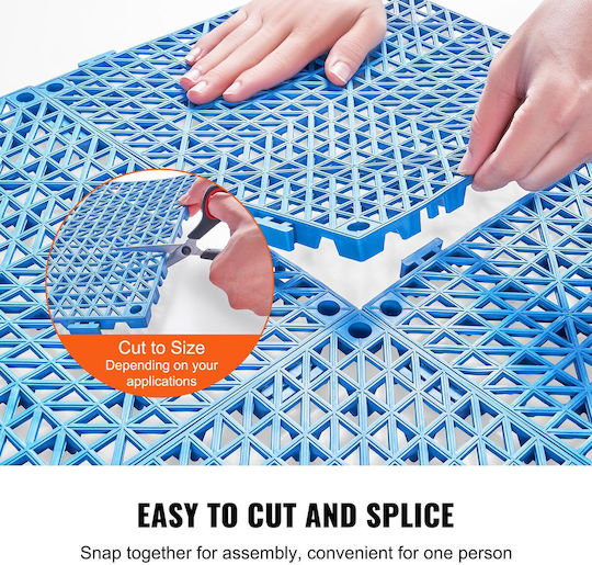 Set of 55 Blue Drainage Tiles Vevor 30x30 cm Hzxsjdd1212yp3roiv0
