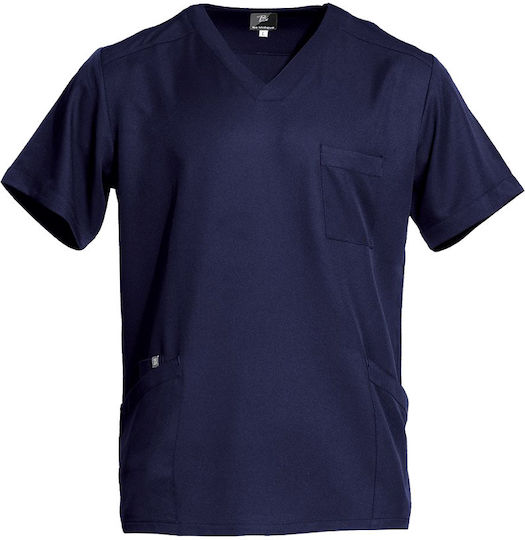 Be Unique Unisex Navy Blue Medical Blouse