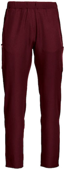 Be Unique Unisex Burgundy Medical Pants