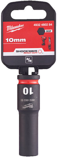 Milwaukee Shockwave Карудаки Air Шестограм Дълъг с Каре Приемник 3/8" Диаметър 10mm 1бр