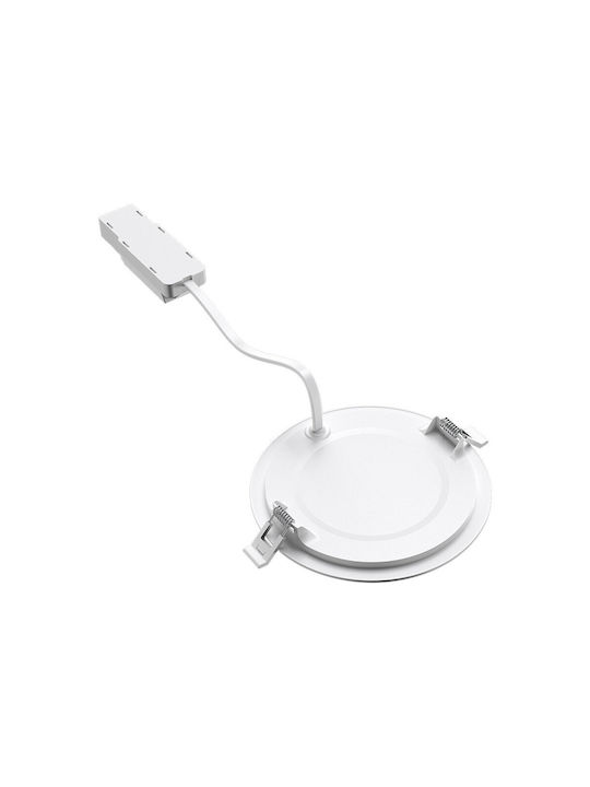 Braytron Στρογγυλό Χωνευτό Σποτ με Ενσωματωμένο LED και Θερμό Λευκό Φως 15.5x15.5εκ. 1τμχ