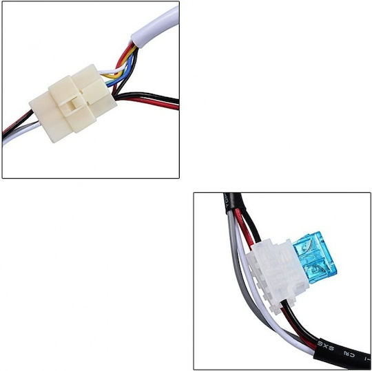 Notfall-Autolichter LED 12V Wasserdicht 97.5cm mit Orange Beleuchtung
