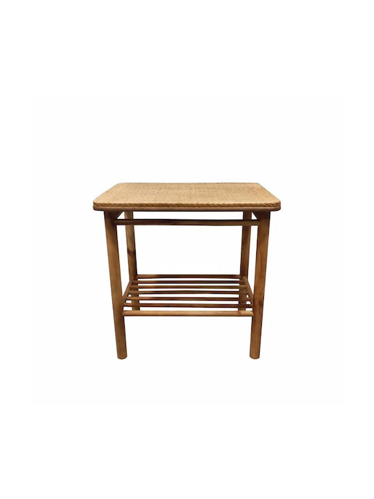 Taburet Din Lemn Kamira Natural 60.5x40.5x61cm Taburet Din Lemn Kamira Natural 60.5x40.5x61cm