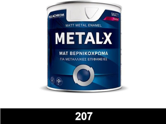 Pellachrom Βερνικόχρωμα 2.5lt Μαύρο Ματ Νο207 Ματ