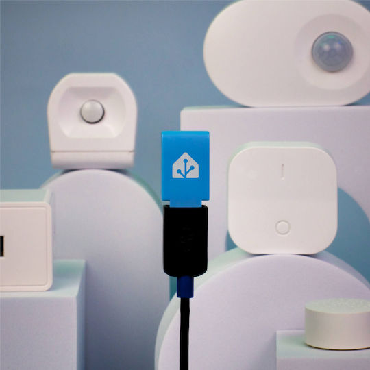 Nabu Casa Assistant Green Умен хъб Zigbee / Thread Съвместим с Google Home, Apple HomeKit, Alexa, SmartThings & Matter