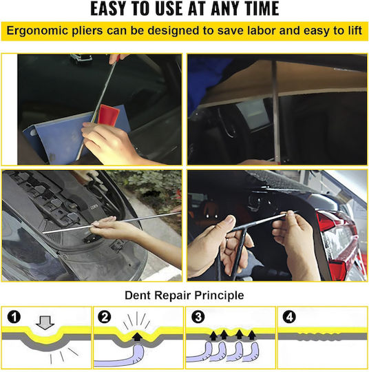 Vevor Kit Reparator pentru Adâncituri Autoturism Gri 21buc