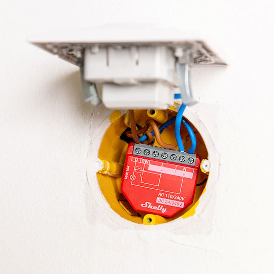 Shelly 1PM Gen4 Smart Switch Wi-Fi Bluetooth ZigBee & RF 16A With Neutral