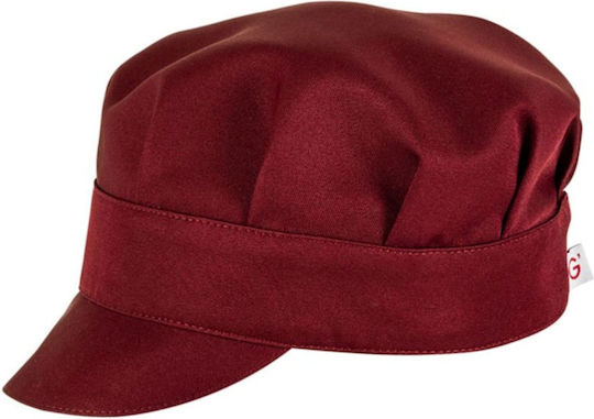 Giblor's Pălărie de bucătar Burgundy Jerry