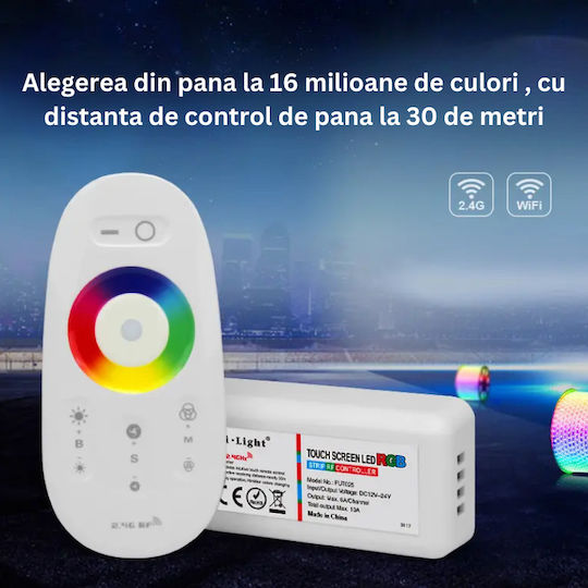 Ml-fut025 Mi-light Rgb Single Zone Controller Receiver + 2.4g/wi-fi Remote