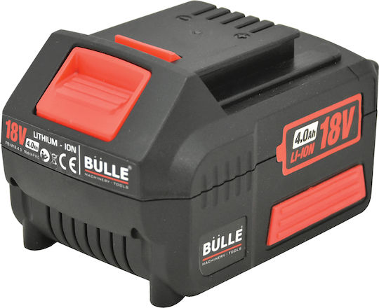Bulle Μπαταρία Εργαλείου Λιθίου 18V με Χωρητικότητα 4Ah