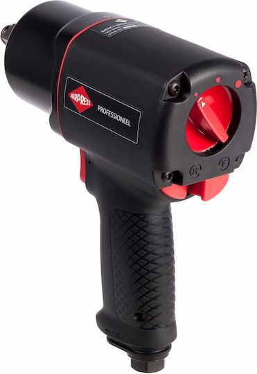 Airpress 45411 Luftschlagschrauber 1/2" mit Maximalem Drehmoment 183,55kgm