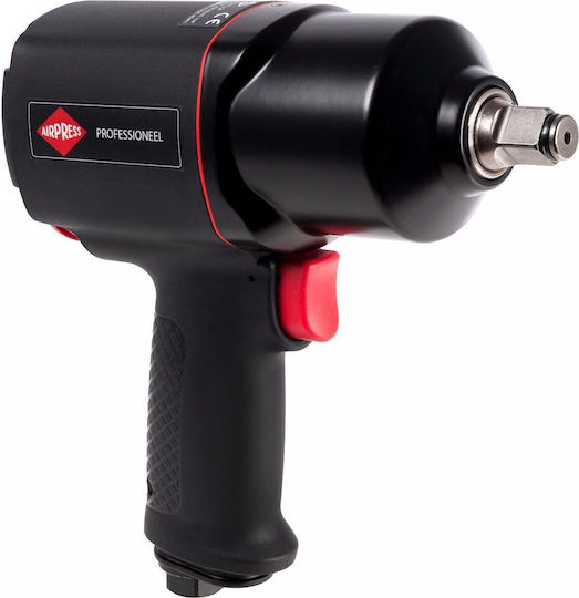 Airpress 45411 Luftschlagschrauber 1/2" mit Maximalem Drehmoment 183,55kgm