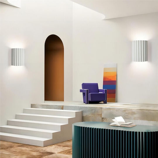 Inlight Lamp Wall with Socket GU10 White 22x16x6cm