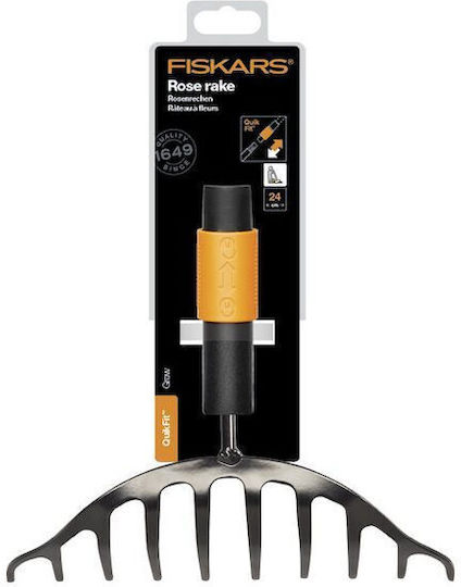 Fiskars 1000651 Hand Bow Rake with Handle