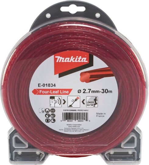 Makita Round Brush Cutter Trimmer Line 2.7mm 30m E-01834