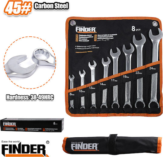 Finder Σετ Γερμανοπολύγωνα 8mm 8τμχ