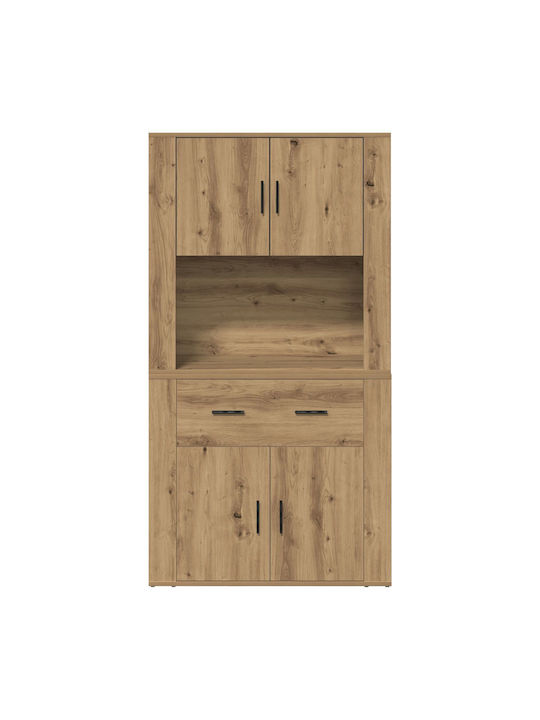 Ντουλάπι Γραφείου Ξύλινο Δρυς 80x33x150cm