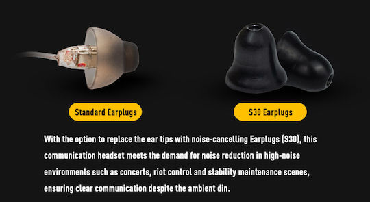 Earmor P21 Kenwood Headset-Mikrofon