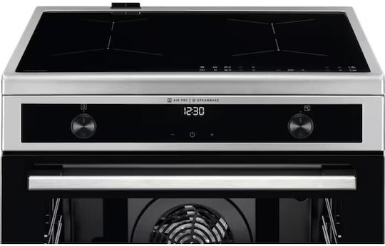 Electrolux Aragaz 73lt cu Plite cu Inducție L59.6cm. Inox