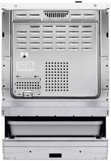 AEG 5000 Surroundcook Κουζίνα 73lt με Κεραμικές Εστίες Π60εκ. Μαύρη
