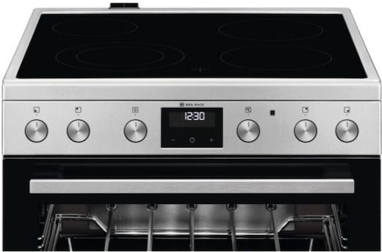 AEG 5000 Surroundcook Κουζίνα 73lt με Κεραμικές Εστίες Π59.6εκ. Inox